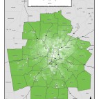 Distribution of Commuters by Dot Density (Dot=10)