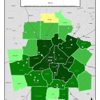 Diversity Index 2012 – metro counties