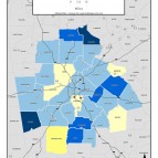 Average Company Size by Paid Employees Change Percent, 2010-2011 – metro counties