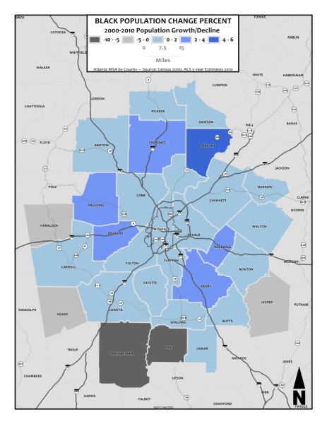 00-10 Black Population Change Percent