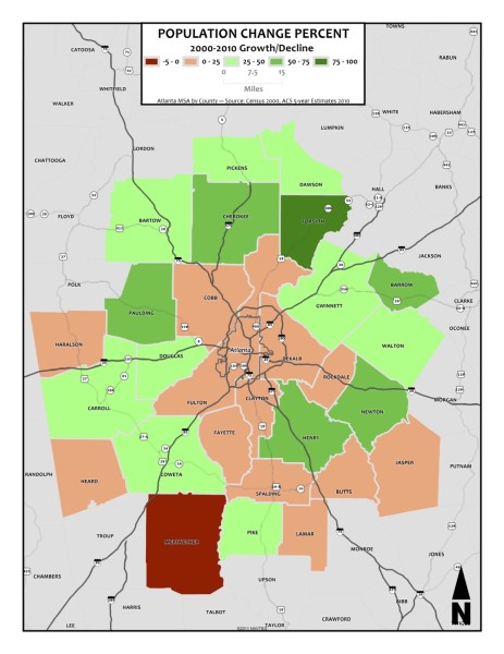 00-10 Population Change Percent