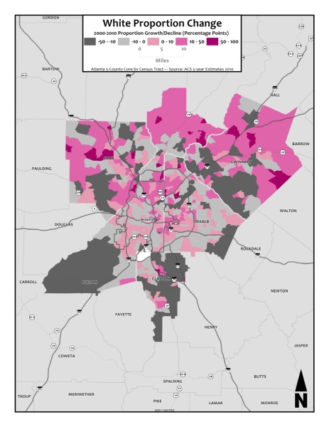 00-10 White Proportion Tract_Change Percentage Points