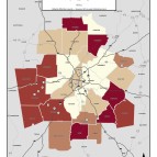 Change in Median Contract Rent, 2000-2010 – metro counties
