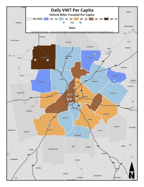 Daily VMT Per Capita