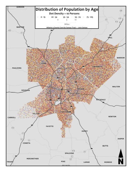 Distribution of Population by Age Cohorts