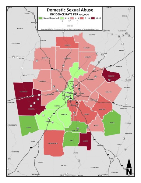 Domestic Sexual Abuse Rate