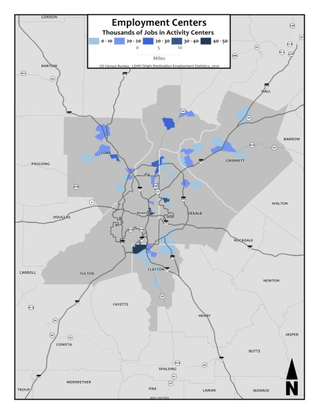 Employment Centers (Job Counts)