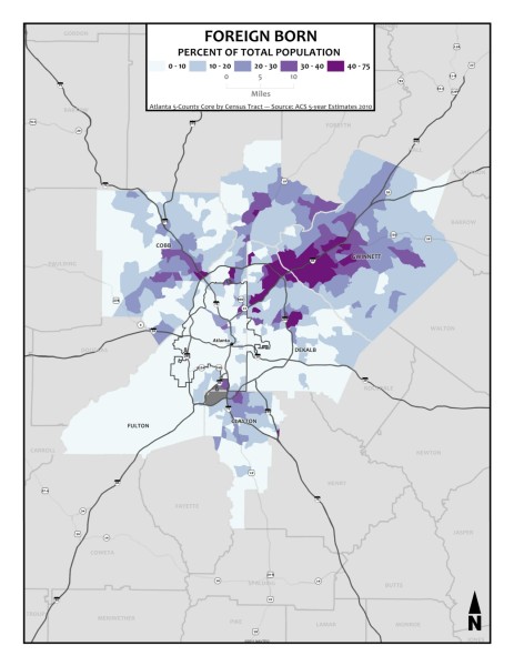Foreign Born Percent of Population