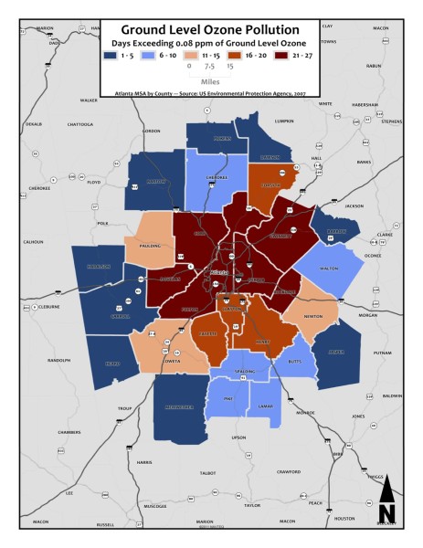 Ground Level Ozone Pollution