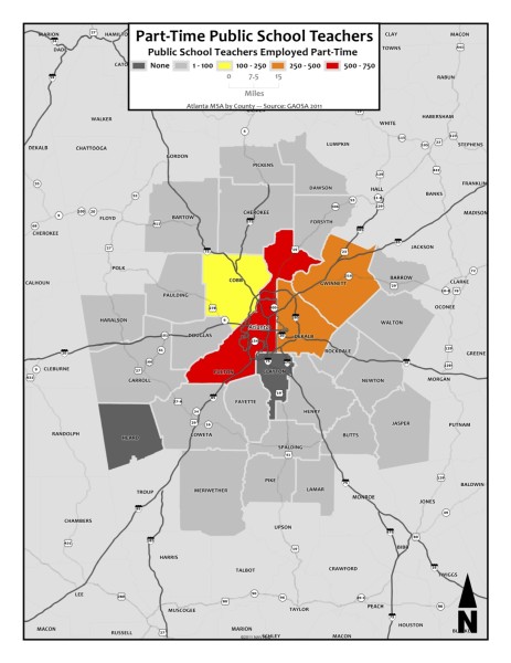 Part-Time Public School Teachers Count