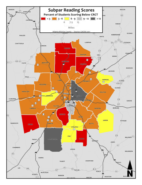 Subpar Reading Scores
