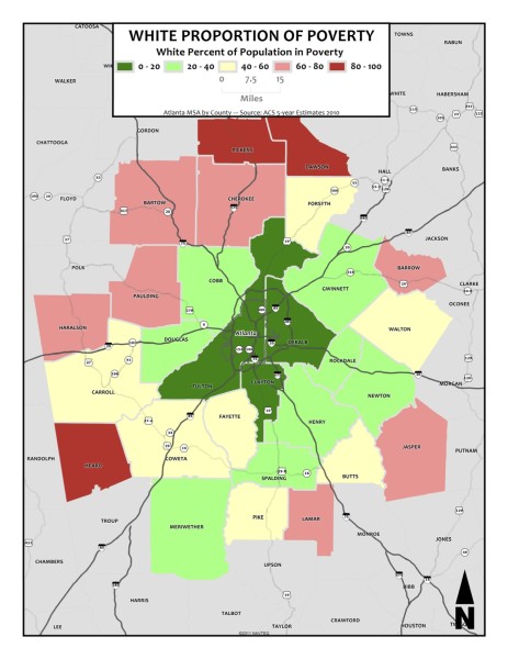 White Proportion of Poverty