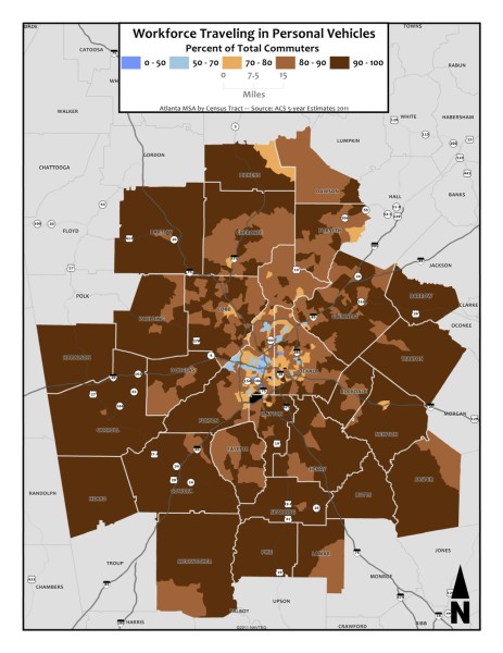 Workforce Traveling in Personal Vehicles