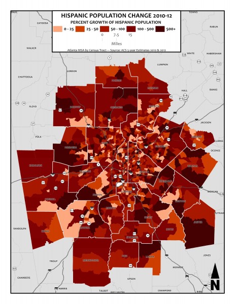 Hispanic Population Change 10121