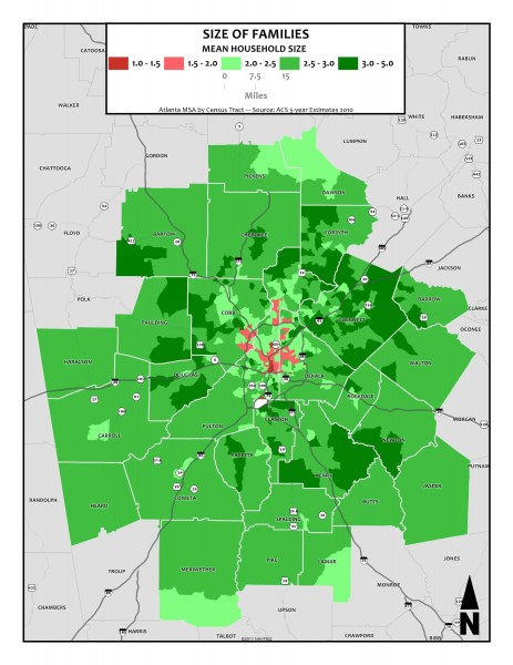 Mean Household Size1
