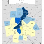 Average Non-Employer Receipts, 2011 – metro counties