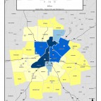 Paid Employees Numeric Count, 2011 – metro counties