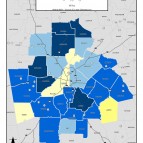 Retail Workforce, 2011 – metro counties